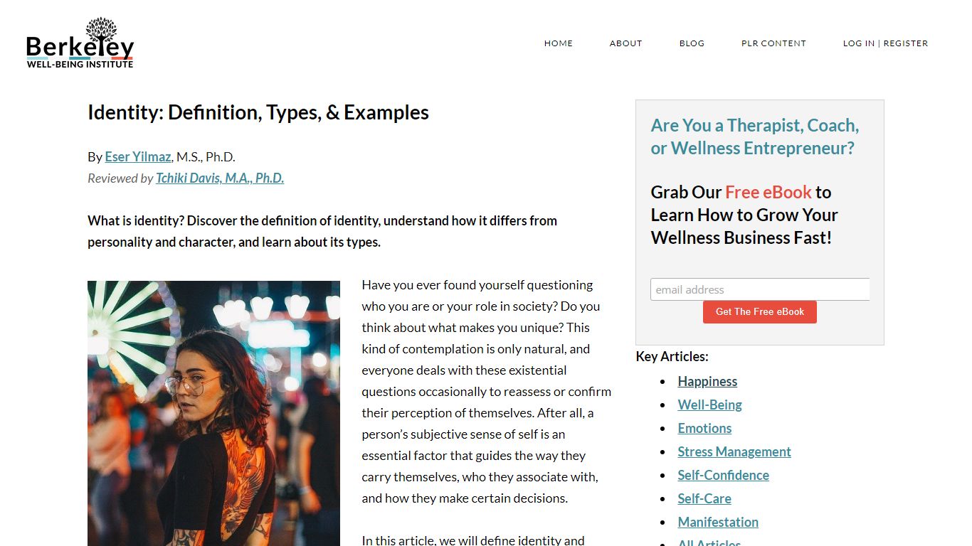 Identity: Definition, Types, & Examples - The Berkeley Well-Being Institute
